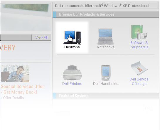 Screenshot from Website