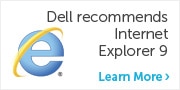 Dell recommends Internet Explorer 9