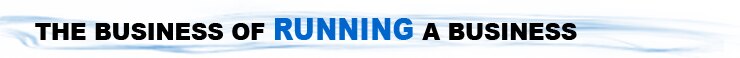 The business of running a business