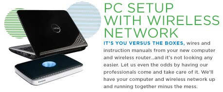 PC Setup with Wireless Network