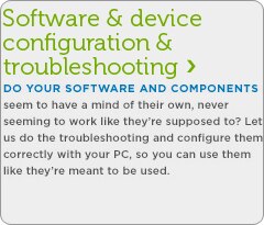 Software & device configuration & troubleshooting