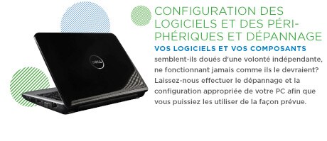 Configuration des logiciels et des périphériques et dépannage