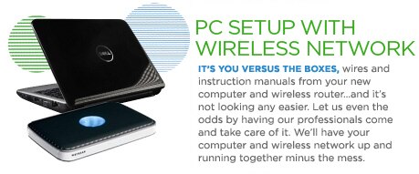 PC Setup with Wireless Network