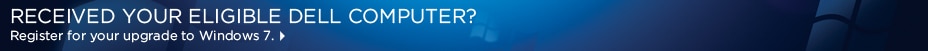 Register for your upgrade to Windows 7
