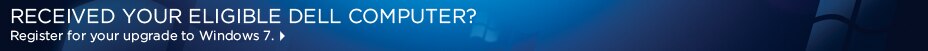 Register for your upgrade to Windows 7