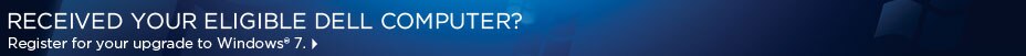 Register for your upgrade to Windows 7