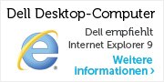 Dell empfiehlt Internet Explorer 9