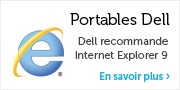 Dell recommande Internet Explorer 9