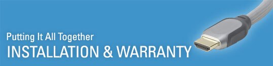 Installation & Warranty for Home Theatre Systems