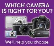Which camera is right for you? We'll help you choose.