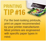 Printing Tip #16