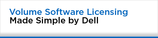 Volume Software Licensing made simple by Dell