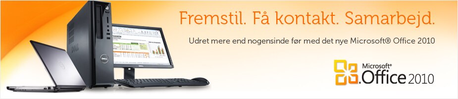 Vi præsenterer Microsoft Office 2010 - vælg den software, der lever op til dine krav