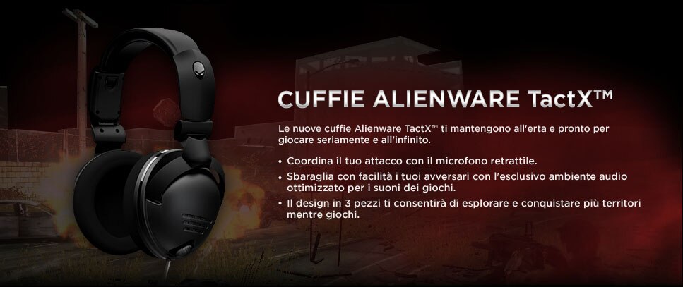 Cuffie Alienware ™TactX
