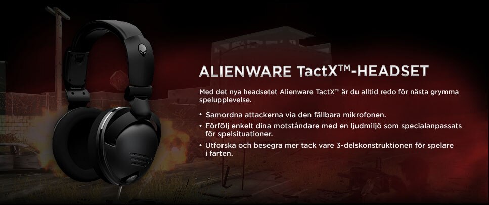 Alienware TactX™-headset