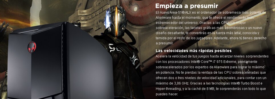 Ordenador de sobremesa Alienware Area-51 ALX: La plataforma para juegos definitiva