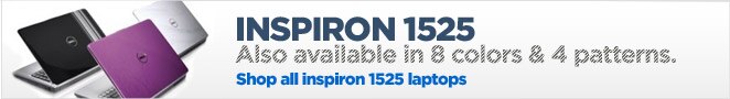 Inspiron 1525 - Also avaialble in 8 color and 4 patterns. | Shop all Inspiron 1525 laptops