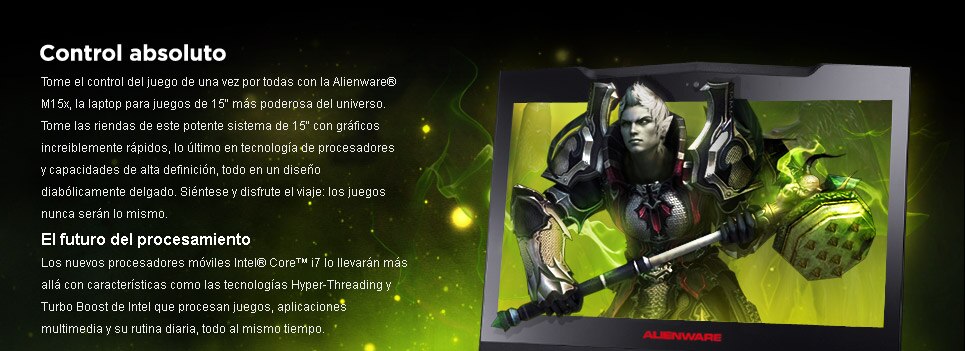 Dominación total con la laptop Alienware M15x