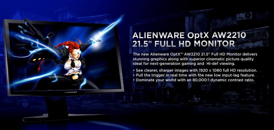 Alienware OptX™ 21.5 inch Full HD Monitor