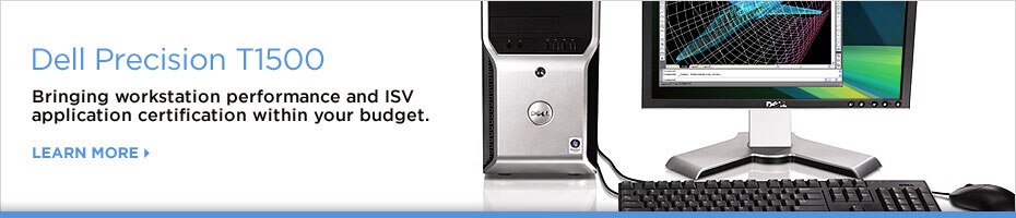 The Dell Precision T1500 delivers heavyweight performance on a lightweight budget.