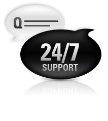 Solid Service and 24/7 Support