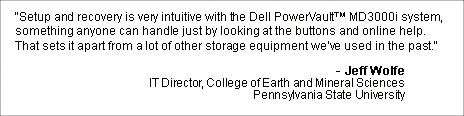 Dell PowerVault MD 3000i - Jeff Wolfe