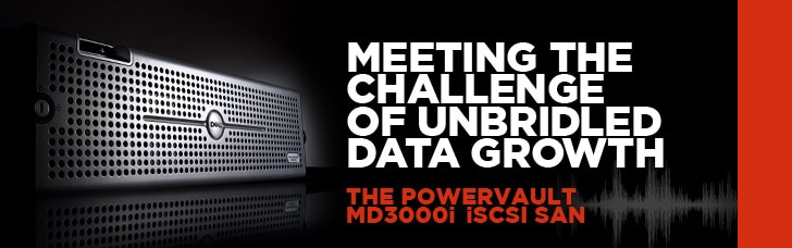 The PowerVault MD3000i iSCI SAN
