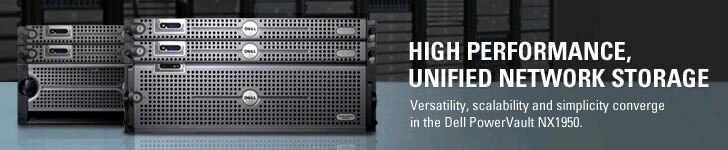 Dell PowerVault NX1950 High Performance Unified Network Storage.