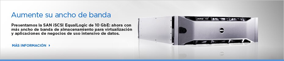 Nueva SAN iSCSI de 10 GbE de EqualLogic