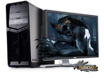 Dell XPS 625 Desktop with monitor and Legendary screen shot