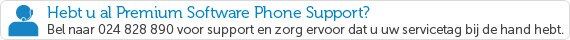 Hebt u al Premium Software Phone Support?