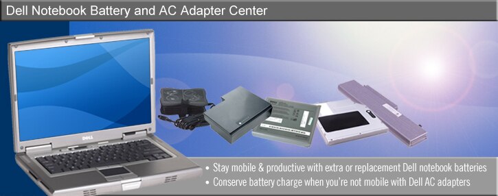 Dell Laptop Battery and AC Adapter Center