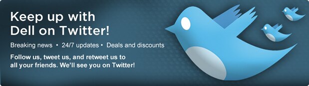 Keep up with Dell on Twitter