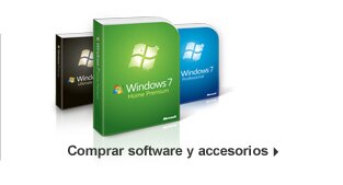 Comprar software y accesorios