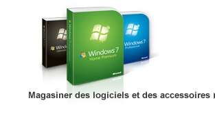 Magasiner des logiciels et des accessoires