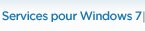 Services pour Windows 7