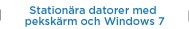 Stationära datorer med pekskärm och Windows 7