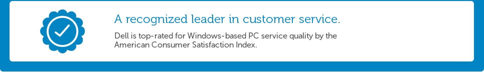 A recognized leader in customer service