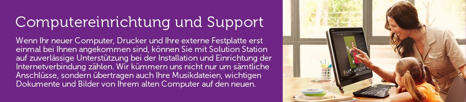 Computereinrichtung und Support