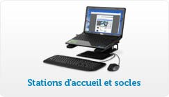 Stations d'accueil et socles