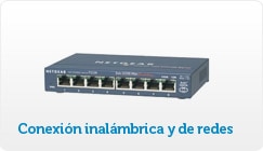 Conexión inalámbrica y de redes