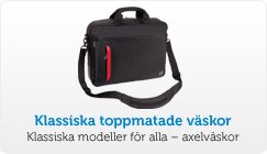 Klassiska toppmatade väskor