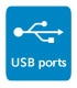 USB ports