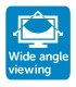 Wide angle viewing