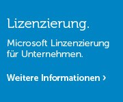 Microsoft Linzenzierung für Unternehmen.