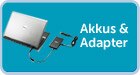Auswahl von Akku und Netzteil