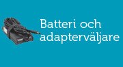Batteri och adapterväljare