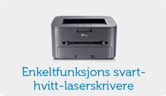 Enkeltfunksjons svart-hvitt-laserskrivere