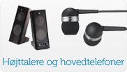 Højttalere og hovedtelefoner