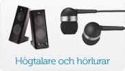 Högtalare och hörlurar